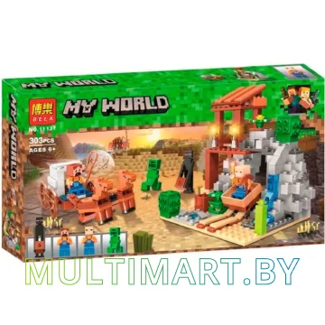 Конструктор Bela My World 11137 Приключения в пустыне (303 детали)